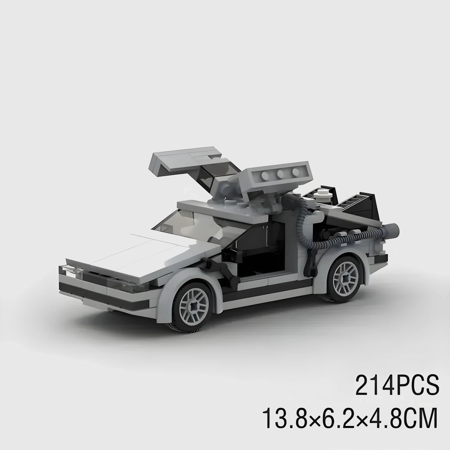 DeLorean (Back To The Future) - MiniBrickCars